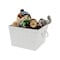 Simplify Storage Bin, Plastic, HGrey, 13 in H, 15 in W, 13 in L 25091-HEATHERGREY - alternate 2